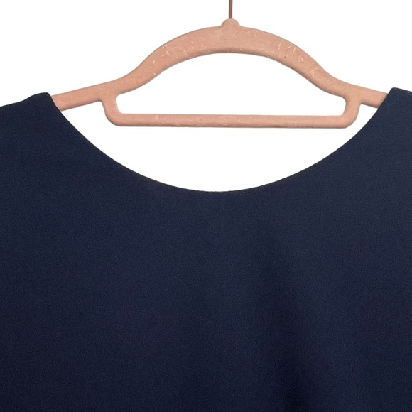 NWT BETSY JOHNSON FLOUNCE SCUBA SHEATH DRESS FEMININE RUFFLE CHIC OFFICEWEAR  12 - Picture 5 of 10